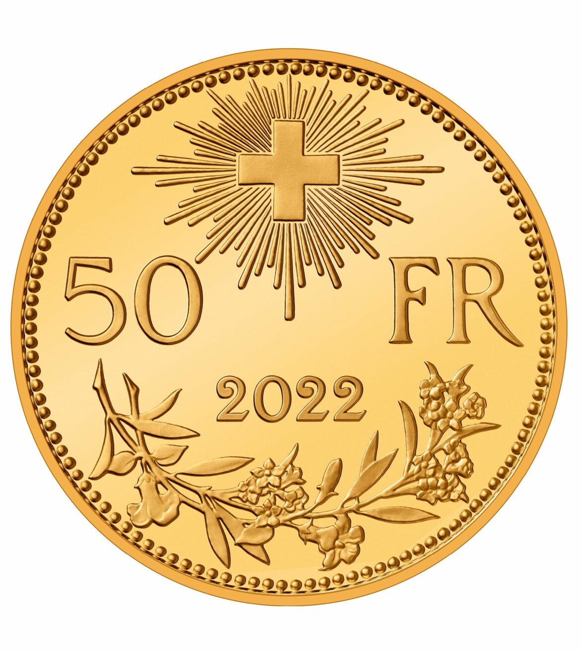 50FR Swiss Gold Coin 50FR Swiss Gold Coin